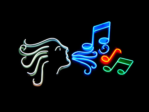 Neon Music Sign