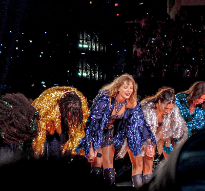 Taylor Swift taking final bow at The Eras Tour. This night marked the end of the U.S. leg of Swifts tour.