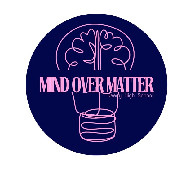 Reedy High School Mind Over Matter club logo. The Mind Over Matter club is a physcology based organization.