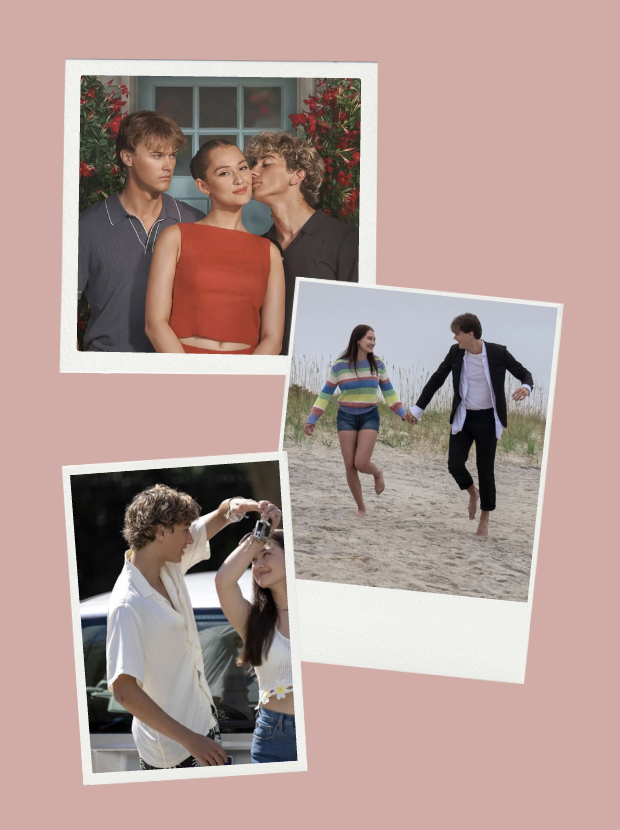 These images are taken from key scenes in TSITP. Many fans enjoyed watching these scenes unfold throughout their summers. (Made in Canva)