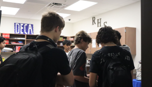Reedy students enjoy visiting the school store before and after school. They often buy snacks and drinks.